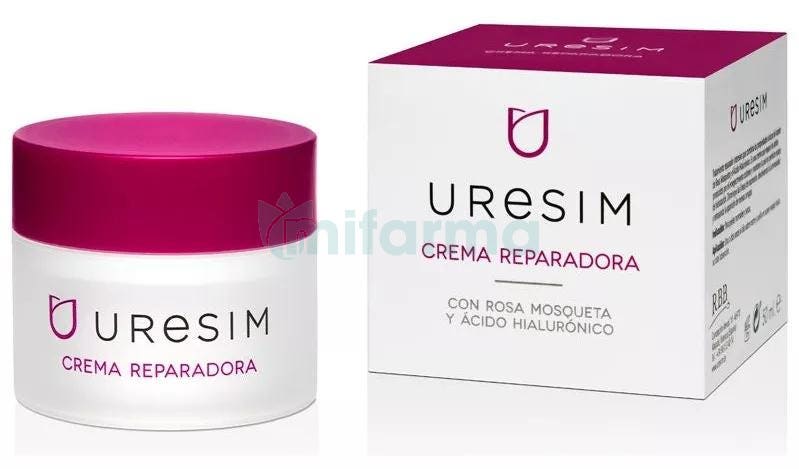 Uresim Hidratante Antiarrugas Reparadora con Rosa Mosqueta y Acido Hialuronico 50 ml