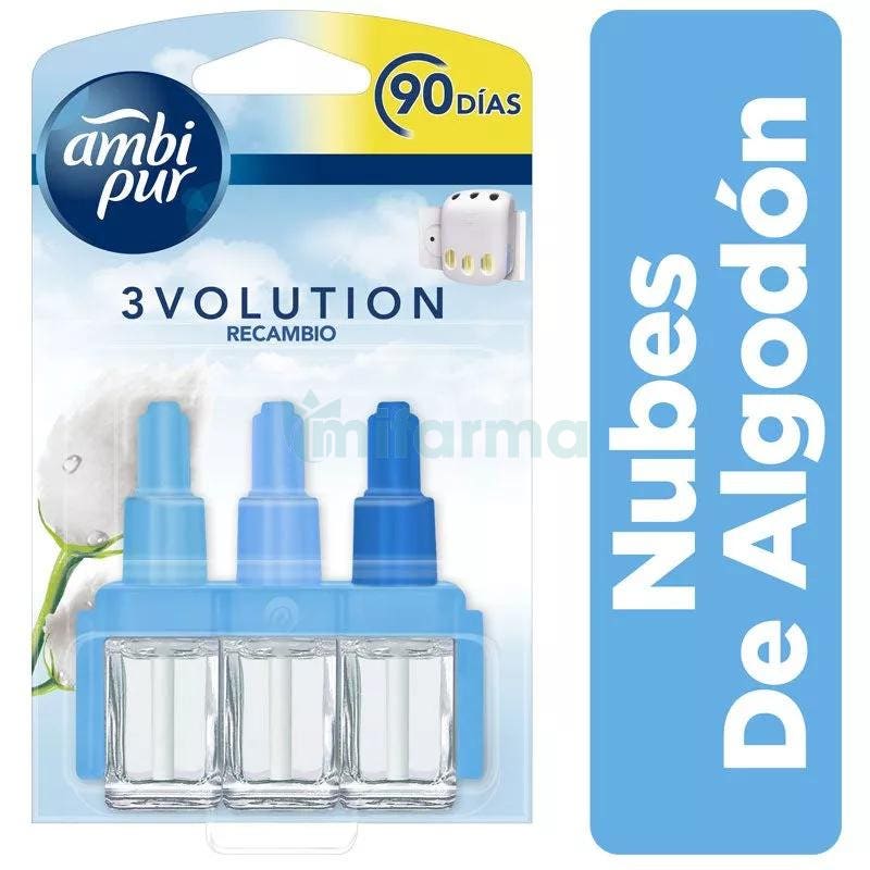 Ambi Pur 3Volution Nubes Algodon Recambio 21ml