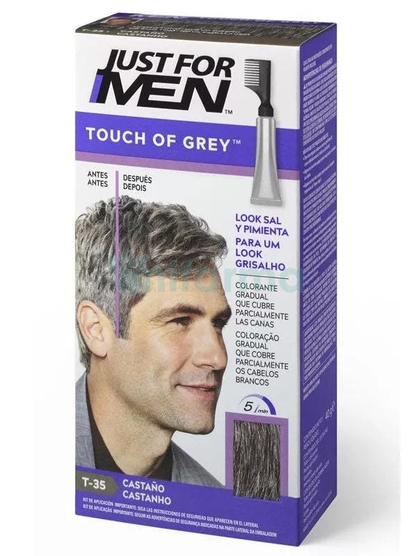 Just For Men Touch of Grey Castano T 35