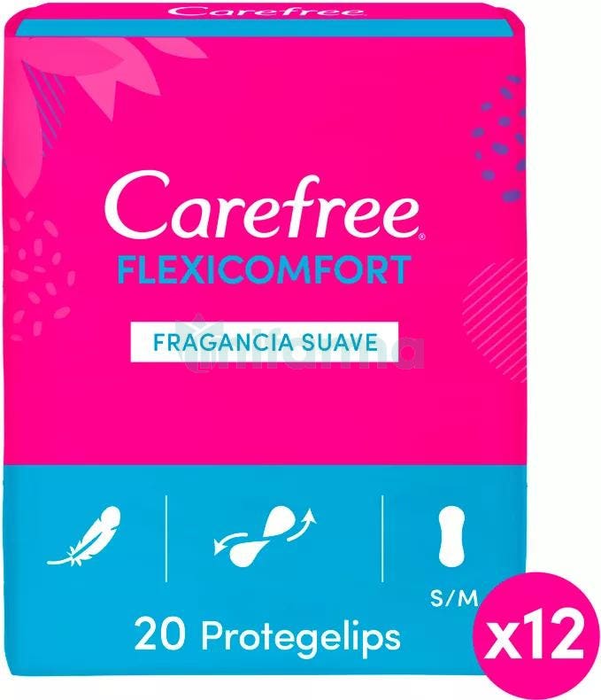 Protegeslips Carefree Flexicomfort 20 Uds