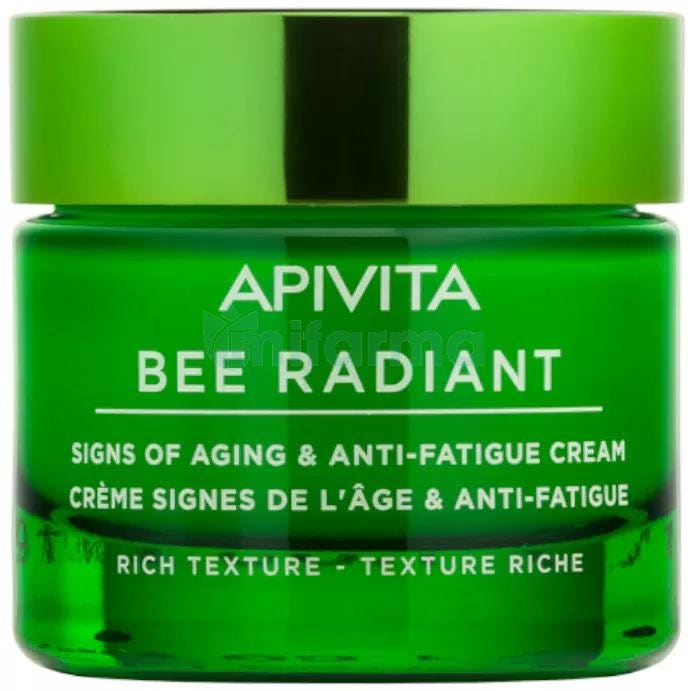 Apivita Bee Radiant Con Extracto de Propoleo Textura Rica Piel Normal y Seca 50ml