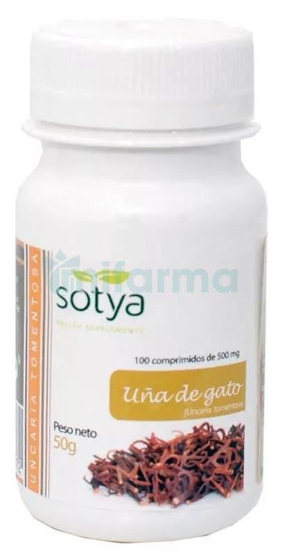 Una De Gato Sotya 100 Comprimidos