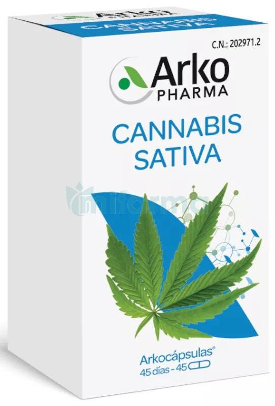 Arkopharma Arkocapsulas Cannabis Sativa 45 Capsulas