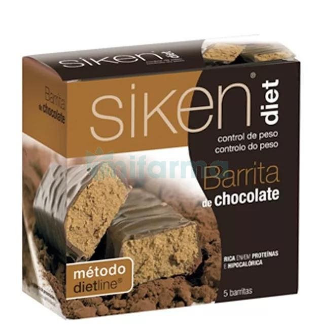 Siken Barrita Chocolate 5 Unidades