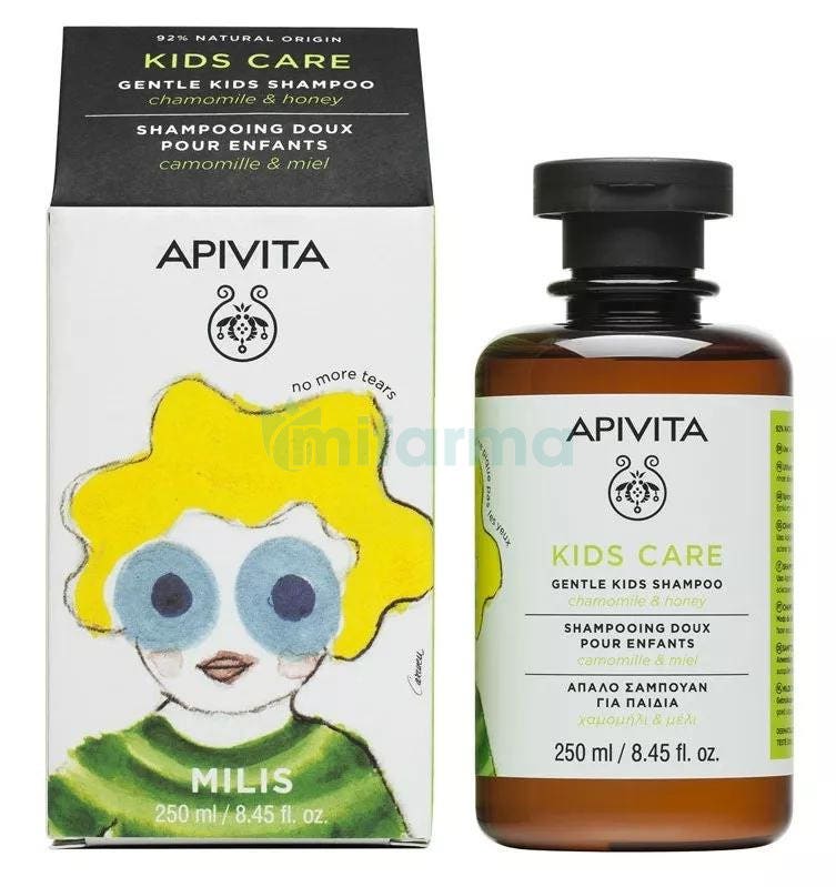 Apivita Kids Ninos Champu con Camomila y Miel Milis 250ml