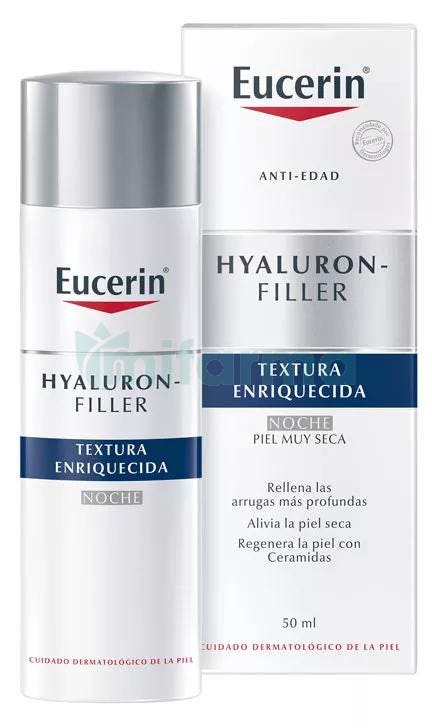 Eucerin Hyaluron-Filler Crema de Noche Textura Enriquecida 50 ml