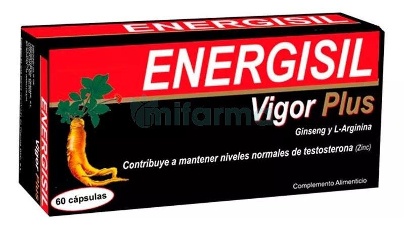 Energisil Vigor Plus Ginseng y L-Arginina 60 Capsulas