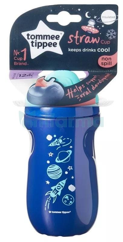 Tommee Tippee Explora Straw Cup Chico Color Azul 12m 230ml