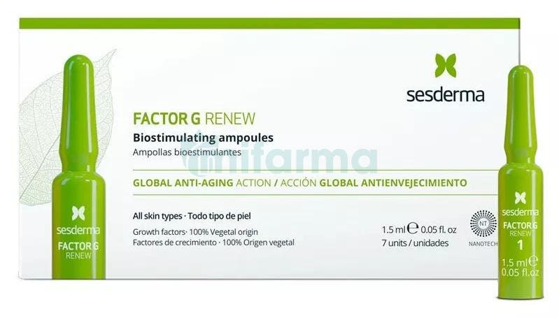 Ampollas Factor G Renew Antienvejecimiento Sesderma 7Uds x 1,5ml