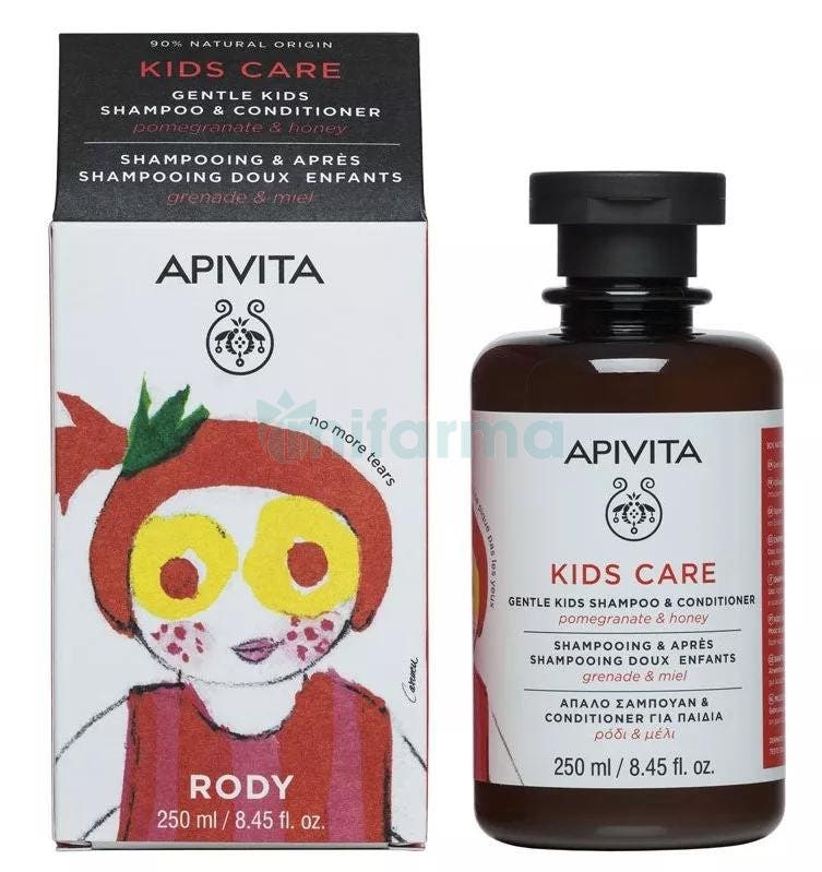 Apivita Kids Champu Y Acondicionador con Granada y Miel Ninos RODY 250ml