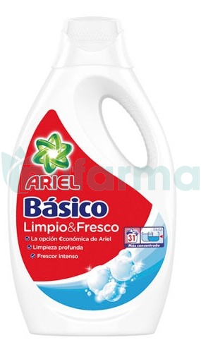 Ariel Liquido Basico 31 Lavados