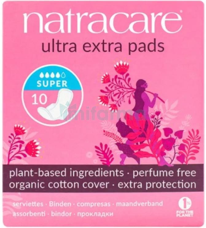 Natracare Compresa Ultra Extra Super Alas 10 uds