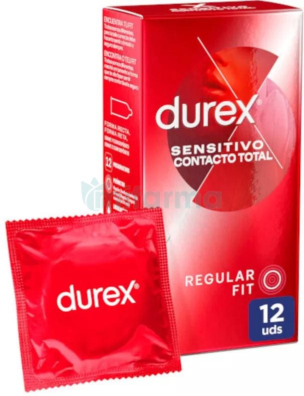 Durex Contacto Total Preservativos Super Finos 12 Uds