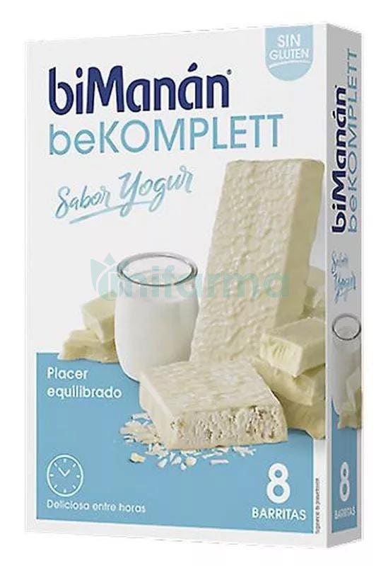 Bimanan Be Komplett Barritas Sabor Yogur 8Uds