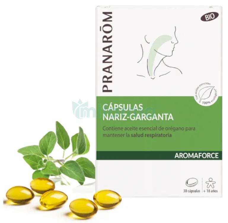 Capsulas Nariz Garganta Bio Pranarom 30 Capsulas