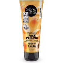 Organic Shop Peeling Suave Piel Seca Albaricoque Organico 75 ml