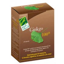 100 Natural Ginkgo Energia 60 Capsulas