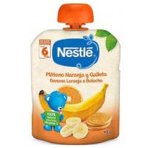 Nestle Bolsita Platano, Naranja y Galleta 90gr