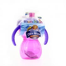 Taza Antigoteo Click Lock con Asas Munchkin 240ml Rosa y Lila