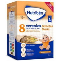Nutriben 8 Cereales y Miel Galletas Maria 600 gr