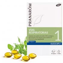 Oleocaps 1 Vias Respiratorias BIO Pranarom 30 Capsulas