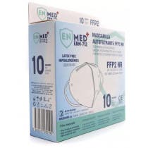 Mascarilla FFP2 Color Blanco Mundosalud 10 uds