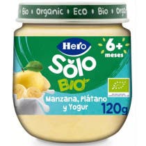 Hero Solo Yogur, Manzana y Platano 120g