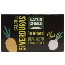 Cubito Caldo Verduras Bio NaturGreen 10Uds x 8,4 g