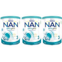 Nestle Nan Optipro 3 Leche Crecimiento 4x800 gr