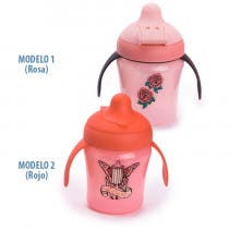 Suavinex Taza Antiderrame XL Love Tonos Rosas 200ml 4m (Color segun disponibilidad)