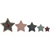 Mushie Estrellas Apilables Solid Original