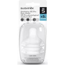 Suavinex Tetina Fisiologica Flujo M Silicona 3m 2 Uds