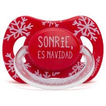 SUAVINEX Chupete Navidad Sonrie Tetina Latex 0-6m