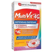 Multivit 4G Defensas Forte Pharma 30 Comprimidos Bicapa