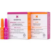 Sesderma 2 Ampollas Acglicolic Classic Forte 1,5l C-Vit Intensive Serum 1,5ml