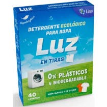 Luz Detergente Ecologico Ropa en Tiras 40 Lavados