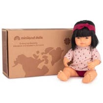 Miniland Muneca Educativa con Rasgos Asiaticos 38 cm