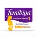 Femibion 1 Primer Trimestre de Embarazo, Semanas 1-12, Acido Folico Plus y Vitaminas 28 Comprimidos