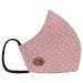 Mascarilla Reutilizable Infantil Rosa con Corazones 50 Lavados